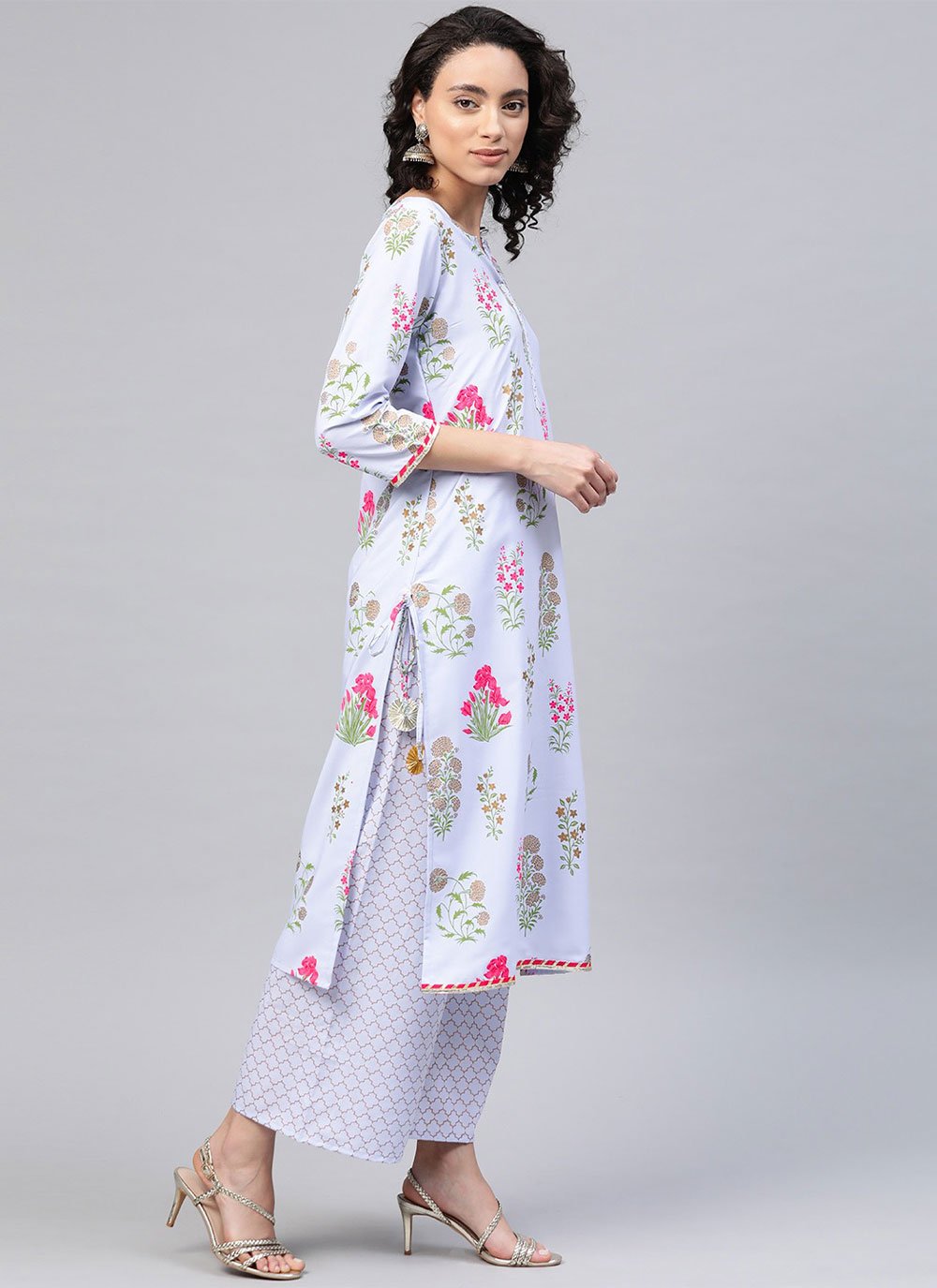 Casual Kurti Crepe Silk Multi Colour Print Kurtis