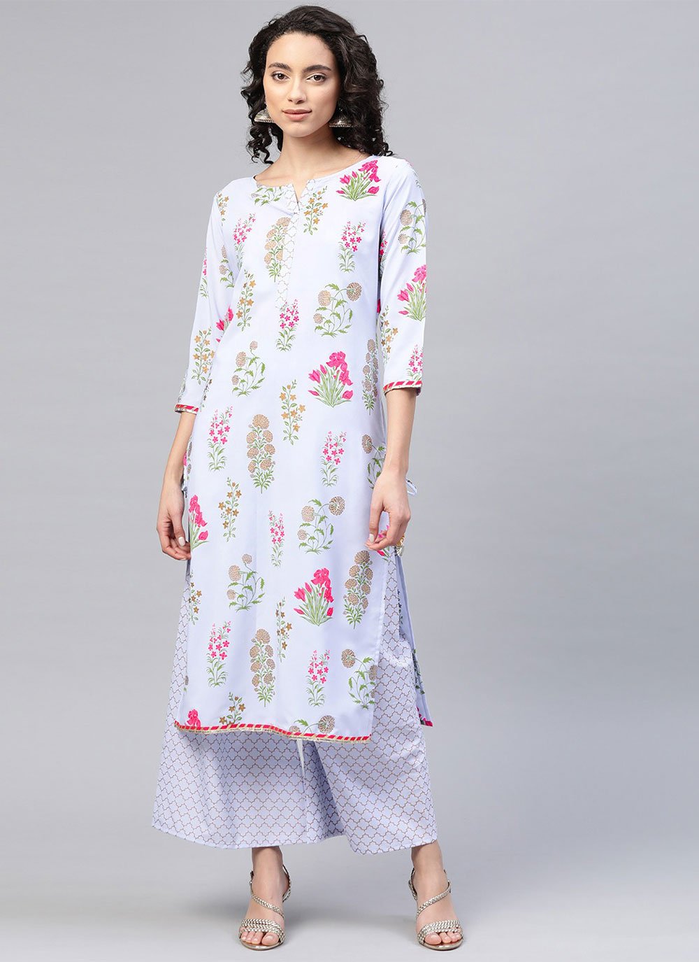 Casual Kurti Crepe Silk Multi Colour Print Kurtis