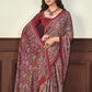 Classic Crepe Silk Multi Colour Print Saree