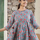 Designer Kurti Cotton Multi Colour Print Kurtis