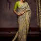 Classic Brasso Grey Print Saree