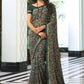 Contemporary Georgette Green Lace Saree