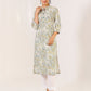 Pant Style Suit Cotton Off White Print Salwar Kameez