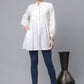 Casual Kurti Cotton Off White Print Kurtis