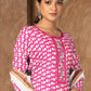 Palazzo Salwar Suit Cotton Pink Print Salwar Kameez