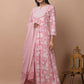 Salwar Suit Cotton Pink Print Salwar Kameez