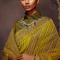 Classic Brasso Yellow Print Saree