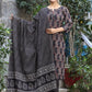 Straight Salwar Suit Cotton Multi Colour Print Salwar Kameez