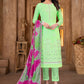 Salwar Suit Pure Georgette Green Embroidered Salwar Kameez