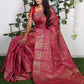 Classic Patola Silk Pure Silk Magenta Weaving Saree