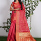 Trendy Saree Patola Silk Pure Silk Pink Weaving Saree