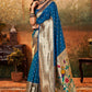 Trendy Saree Pure Silk Morpeach Weaving Saree
