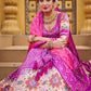 Lehenga Choli Silk Purple Digital Print Lehenga Choli