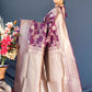 Contemporary Banarasi Silk Purple Weaving Saree