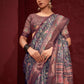 Contemporary Silk Purple Digital Print Saree