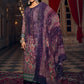 Straight Salwar Suit Georgette Purple Digital Print Salwar Kameez