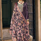 Salwar Suit Velvet Purple Embroidered Salwar Kameez