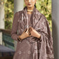 Straight Salwar Suit Cotton Purple Embroidered Salwar Kameez