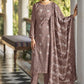 Straight Salwar Suit Cotton Purple Embroidered Salwar Kameez