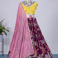 Lehenga Choli Georgette Purple Embroidered Lehenga Choli