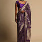 Trendy Saree Art Banarasi Silk Purple Woven Saree