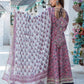 Palazzo Salwar Suit Cotton Purple Gota Work Salwar Kameez