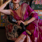 Contemporary Organza Purple Weaving Saree