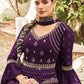 Salwar Suit Georgette Purple Diamond Salwar Kameez