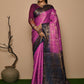 Classic Kanjivaram Silk Purple Weaving Saree
