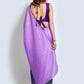 Shaded Saree Georgette Purple Sequins Saree