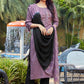 Salwar Suit Viscose Purple Embroidered Salwar Kameez