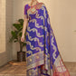Contemporary Silk Purple Weaving Saree