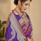 Contemporary Silk Purple Weaving Saree