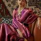 Traditional Saree Silk Purple Weaving Saree