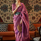 Traditional Saree Silk Purple Weaving Saree