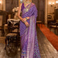 Trendy Saree Patola Silk Purple Print Saree