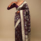 Classic Art Banarasi Silk Purple Woven Saree