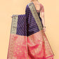 Classic Silk Purple Woven Saree