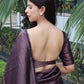 Traditional Saree Banarasi Silk Purple Weaving Saree
