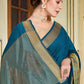 Trendy Saree Art Banarasi Silk Rama Patch Border Saree