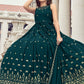 Gown Georgette Rama Embroidered Gown