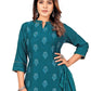 Pant Style Suit Chinon Silk Rama Fancy Work Salwar Kameez