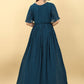 Gown Georgette Rama Plain Gown