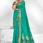 Trendy Saree Cotton Rama Sequins Saree