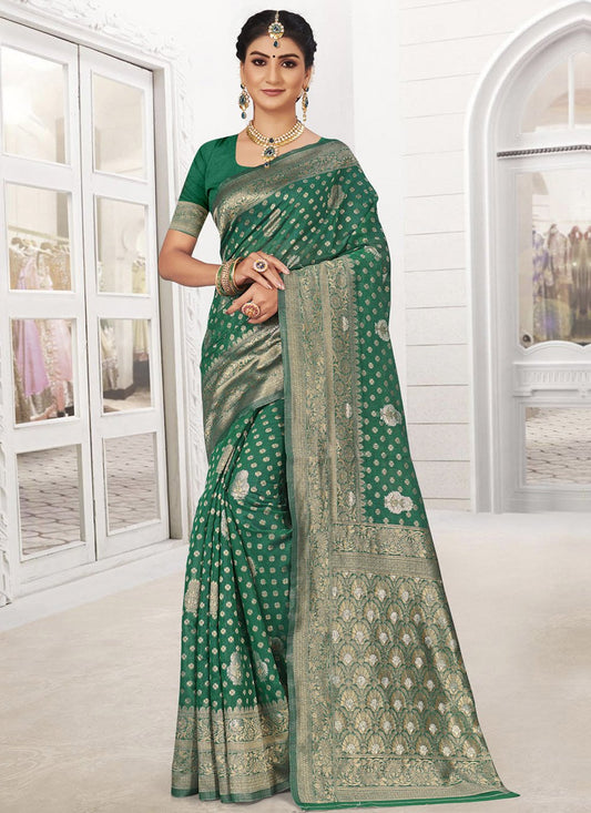 Casual Silk Rama Weaving Saree