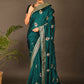 Traditional Saree Rangoli Blue Zari Saree