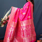 Traditional Saree Banarasi Silk Rani Weaving Saree