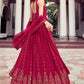 Gown Georgette Rani Embroidered Gown