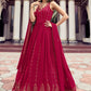 Gown Georgette Rani Embroidered Gown