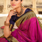 Trendy Saree Silk Rani Patch Border Saree